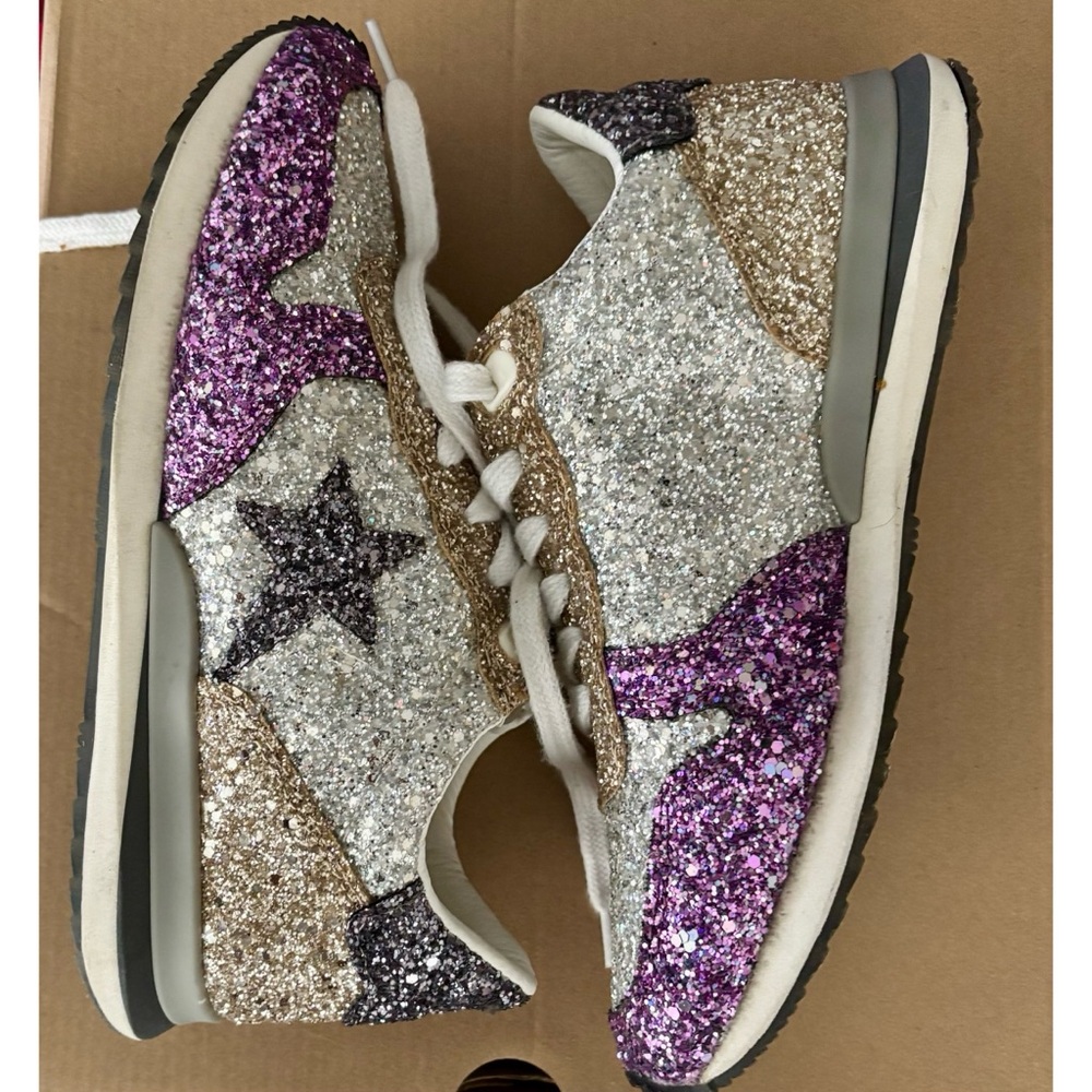 Vintage Havanah  Glitter Star Women's Sneakers Size 7.5
